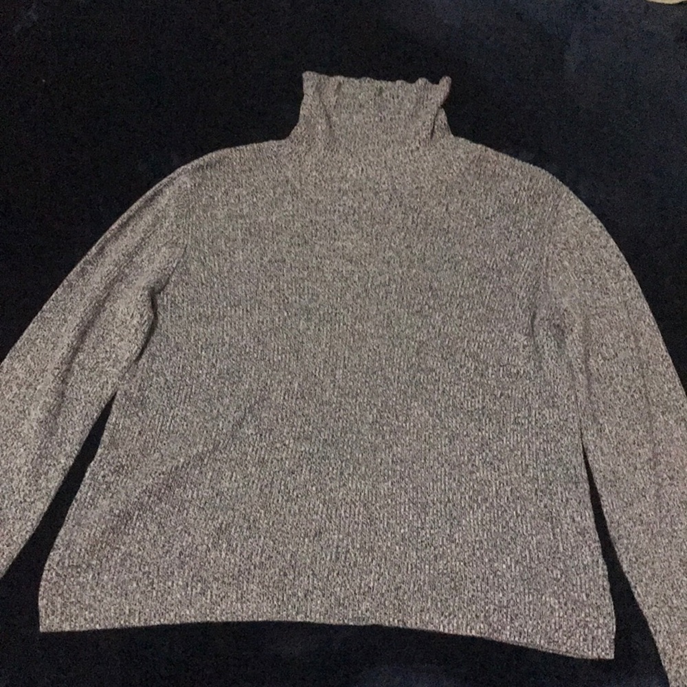 navy blue turtle neck sweater